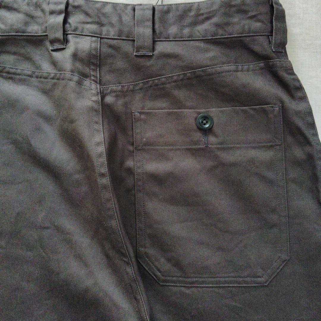 【タグ付新品】マーガレットハウエル MHL. コットンリネン パンツ Lサイズ