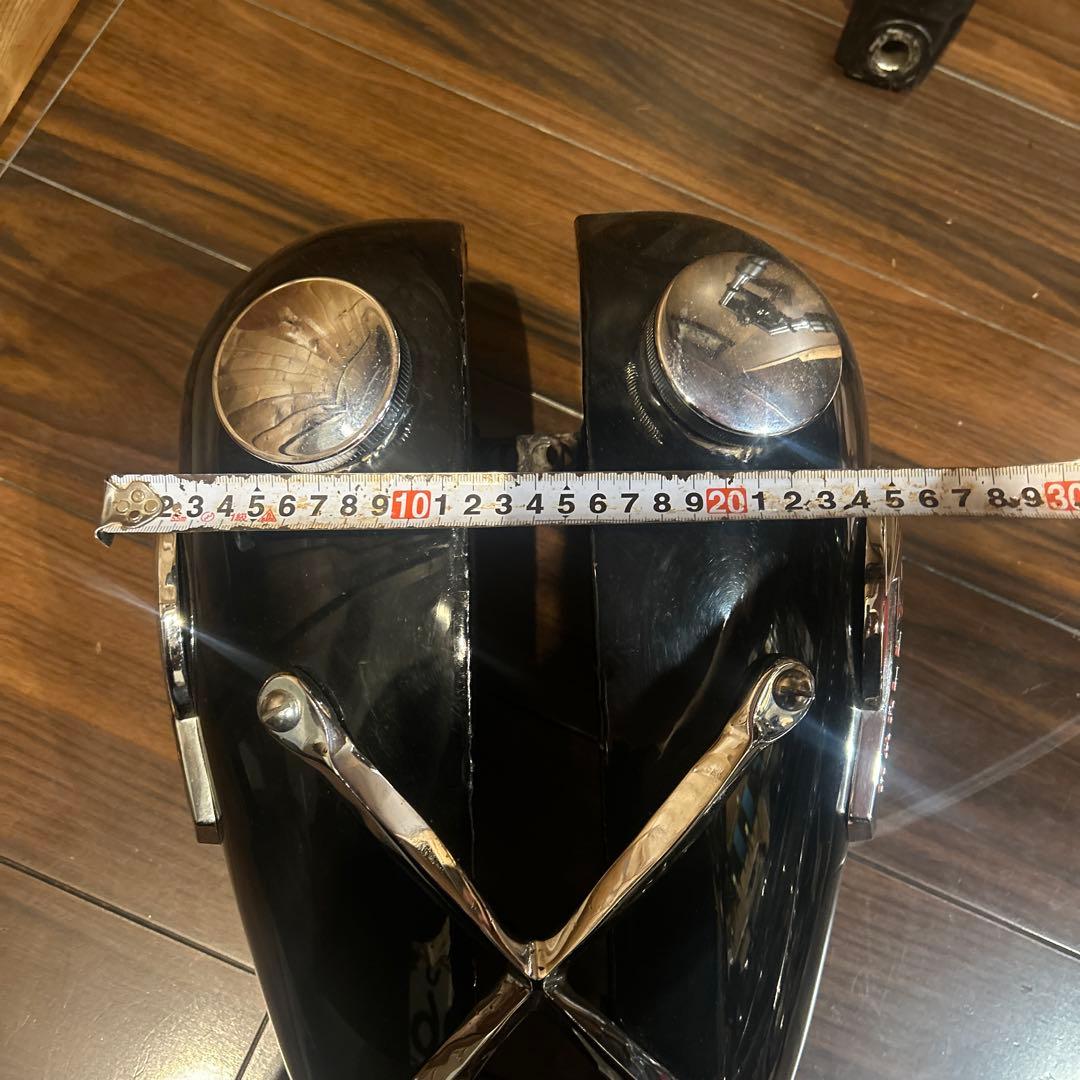 分割タンク　ハーレー　ワンオフ　マスタングタンク　ショベル　パンヘッド