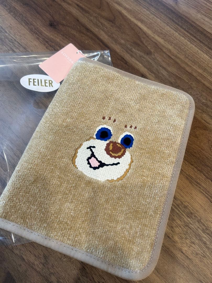 【新品未使用】FEILER 母子手帳ケース テディ