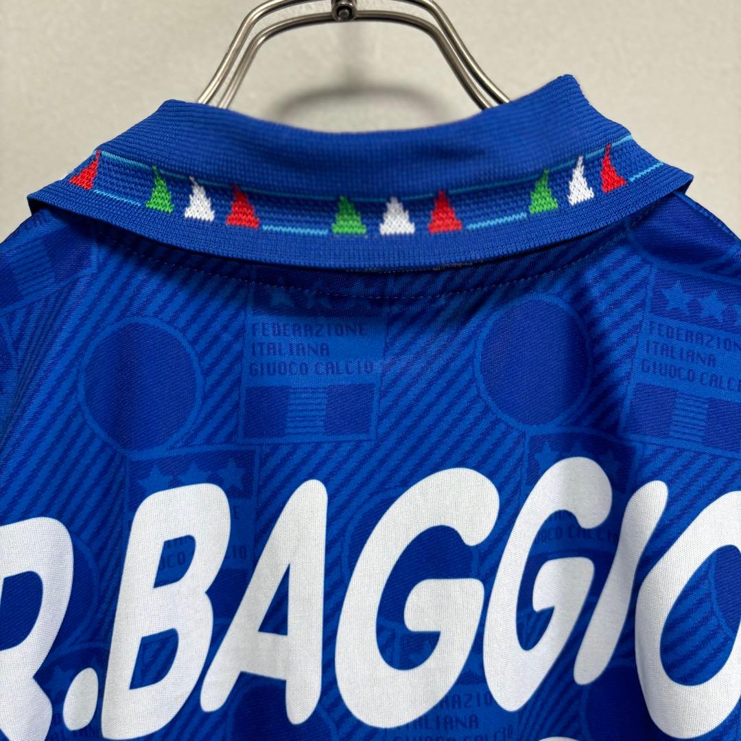 ロベルト・バッジョ DIADORA ディアドラ ユニフォーム ゲームシャツ 青