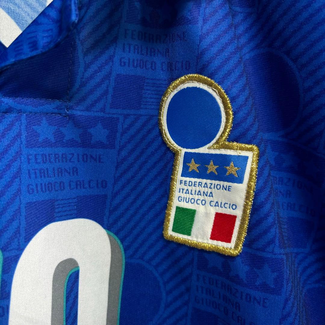 ロベルト・バッジョ DIADORA ディアドラ ユニフォーム ゲームシャツ 青