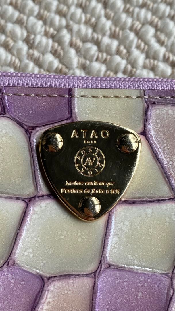 アタオ　ベル　ロージーラベンダー　キーケース　ミニ財布