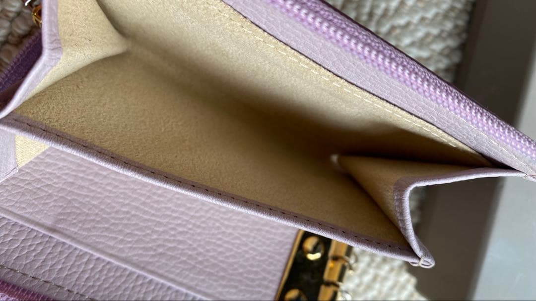 アタオ　ベル　ロージーラベンダー　キーケース　ミニ財布