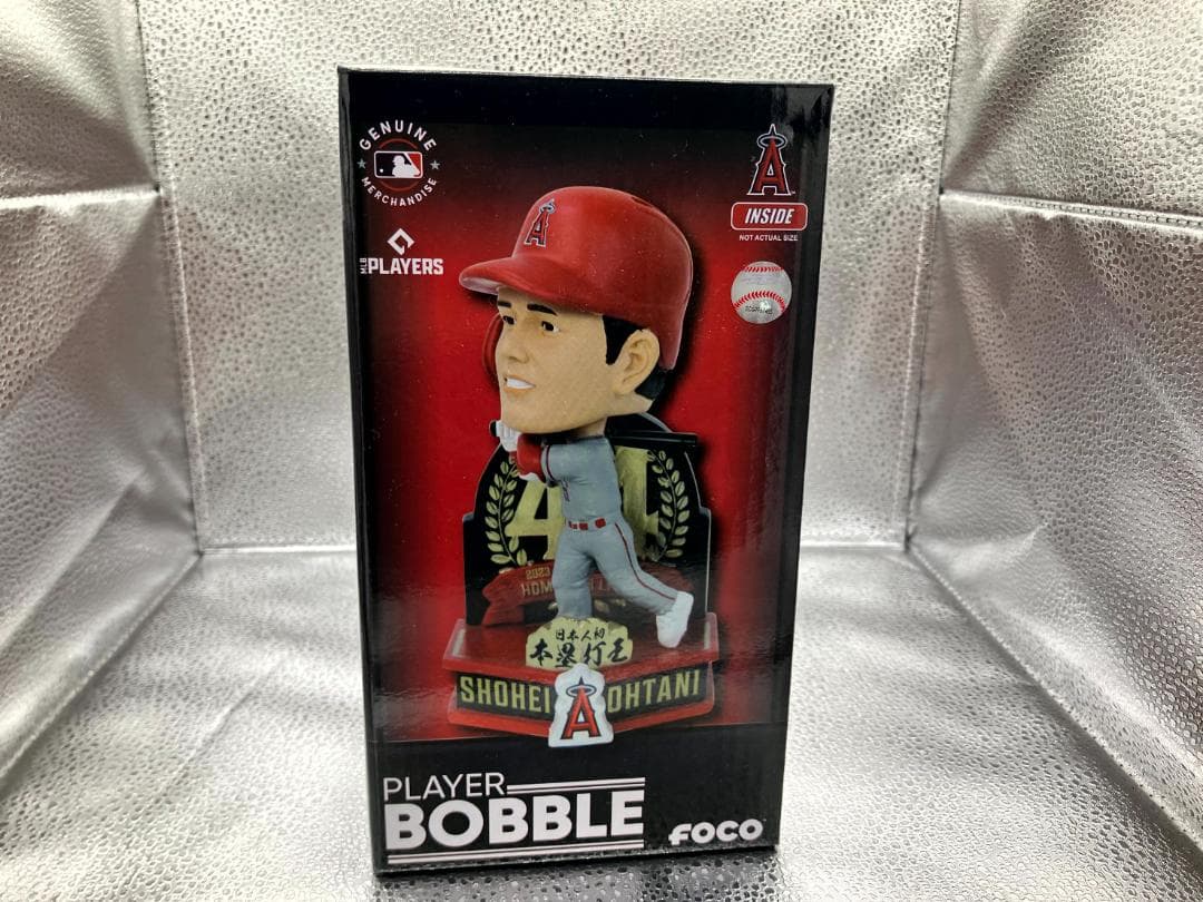 大谷翔平　ホームラン王ボブルヘッド（ビジターユニフォーム）4.5インチ