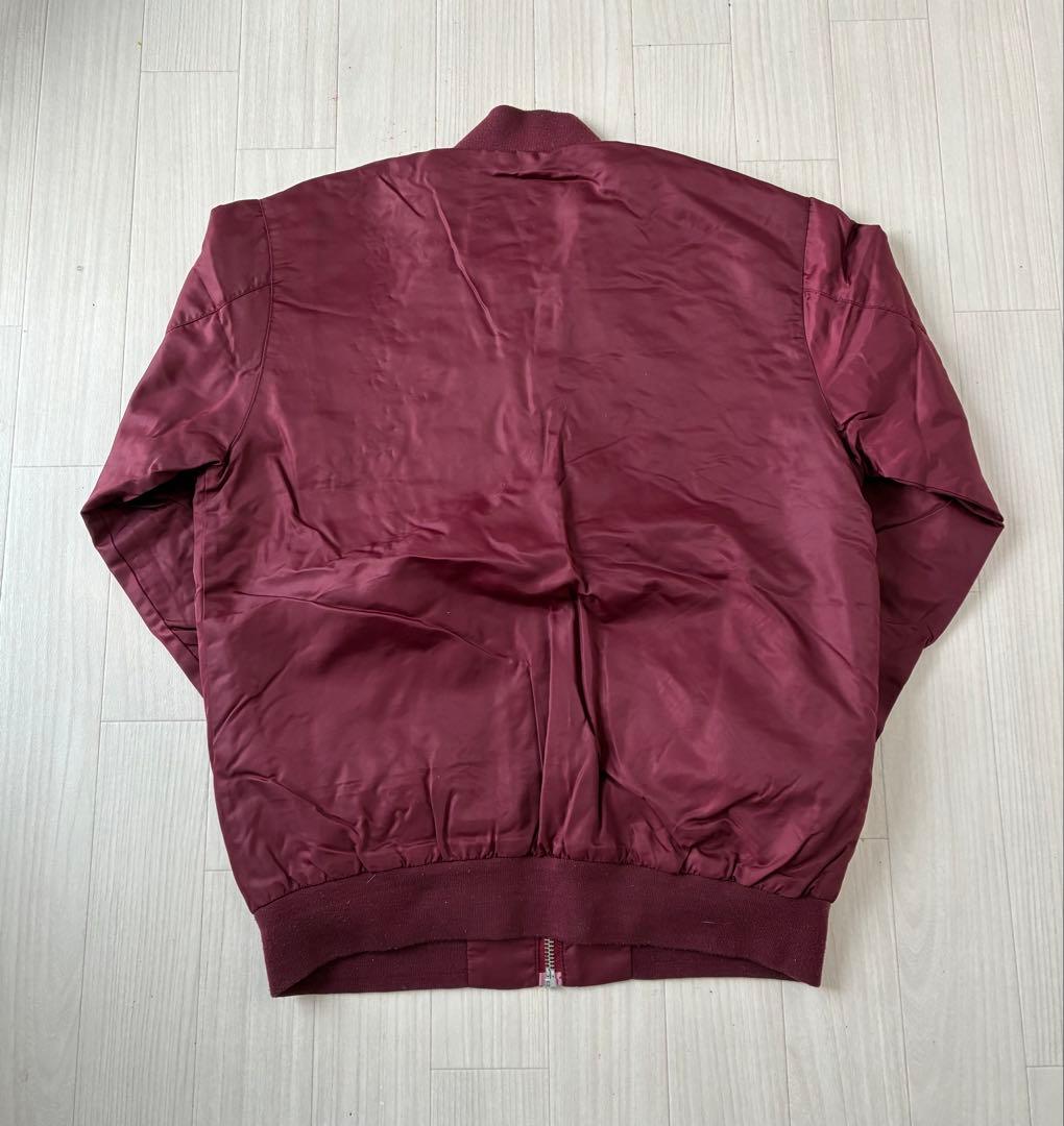 Stüssy MA-1ジャケット バーガンディ