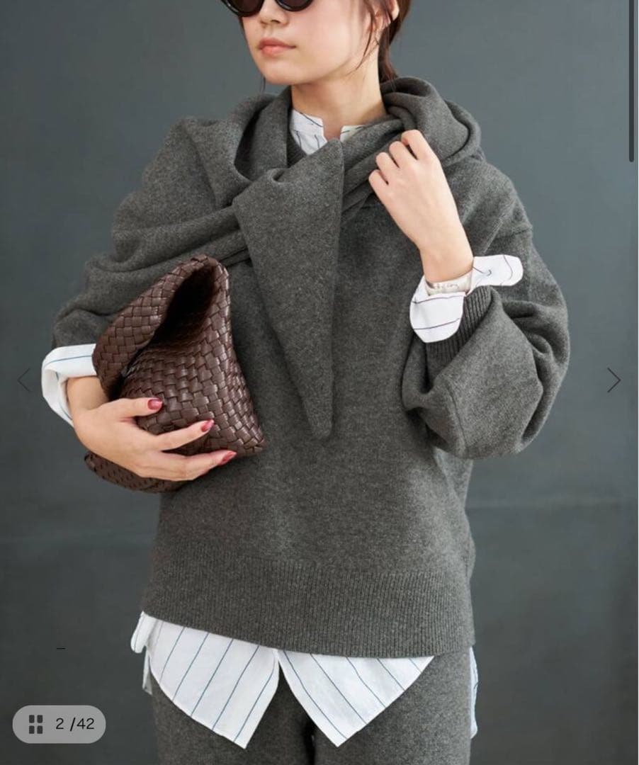 Plage R’IAM ストールプルオーバー　ストールのみ