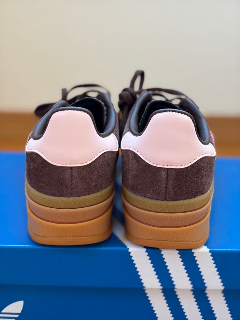 adidas ガゼル ボールド GAZELLE BOLD ブラウン 24.5cm