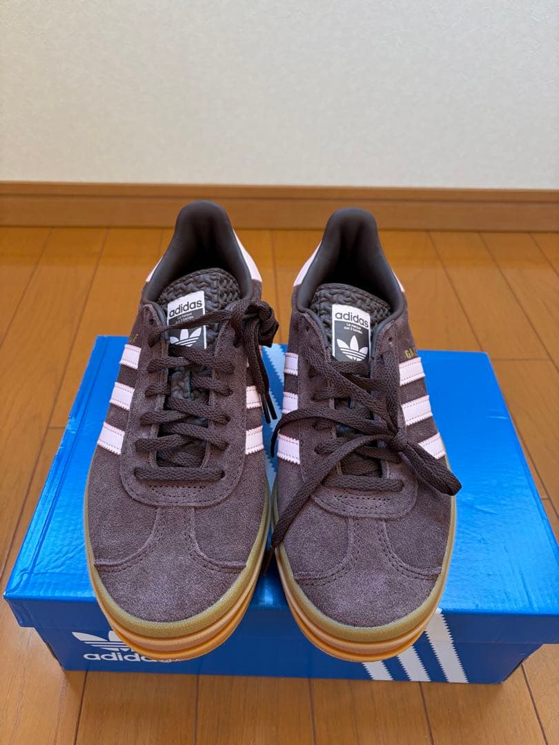 adidas ガゼル ボールド GAZELLE BOLD ブラウン 24.5cm