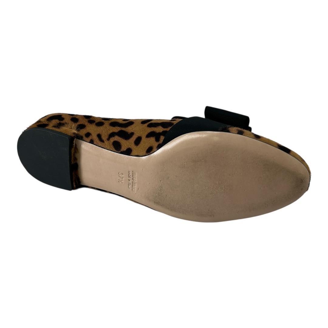 miu miu 靴　ヒョウ柄 箱あり　サイズ表記37.5 レディース