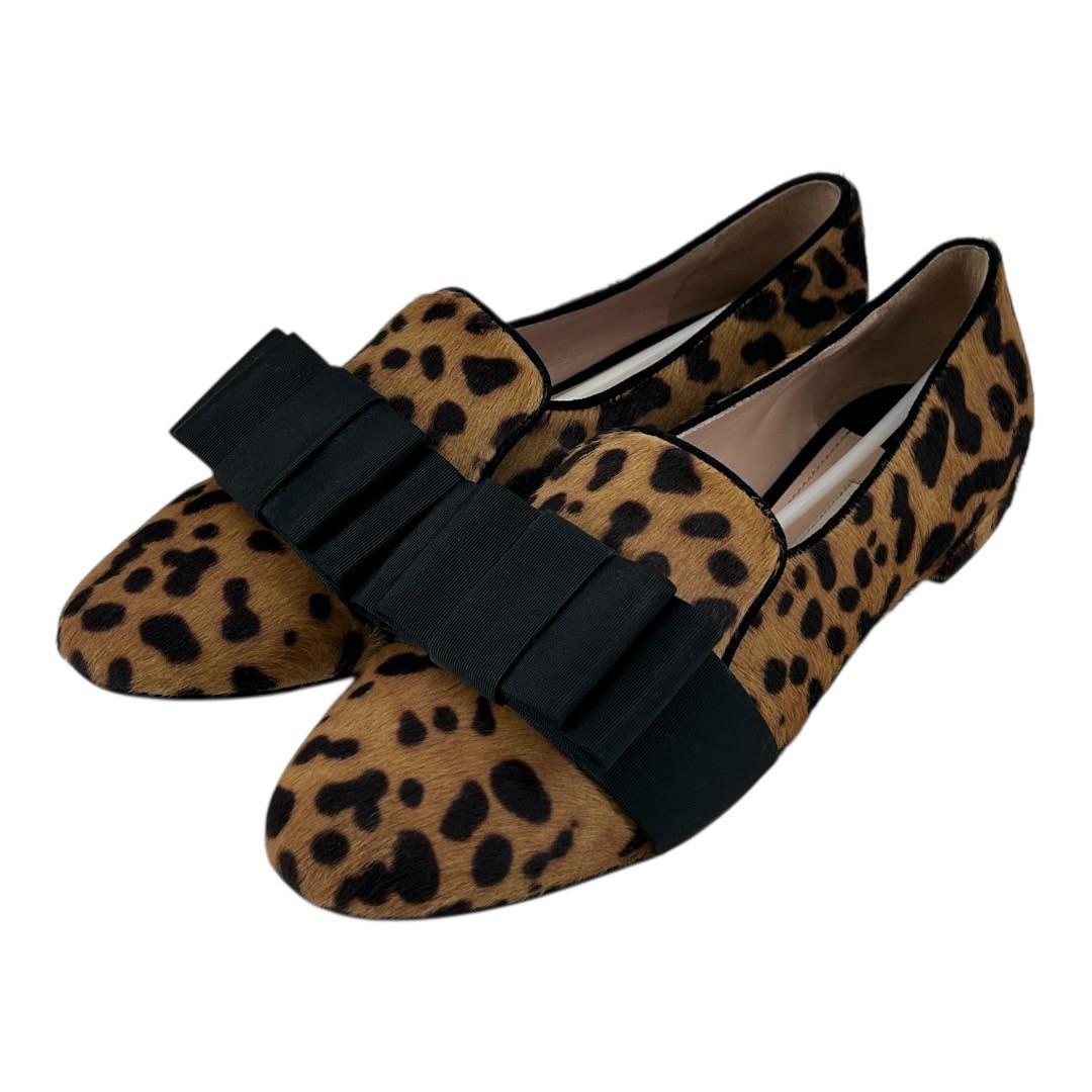 miu miu 靴　ヒョウ柄 箱あり　サイズ表記37.5 レディース