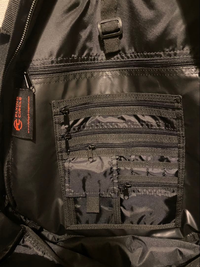 ミリタリー バック アメリカ国旗パッチ付き