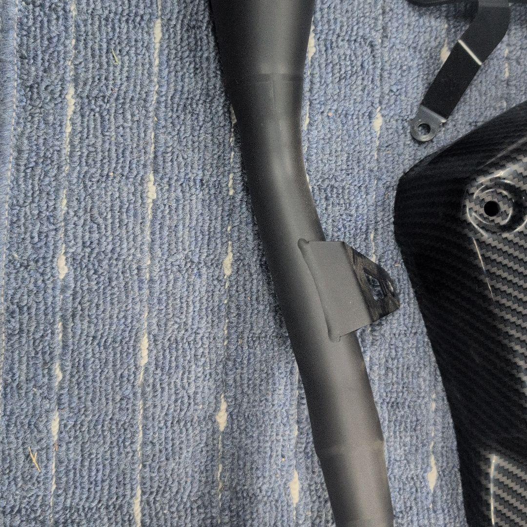 モリワキエンジニアリング モンキー125用マフラー右カーボンサイドカバー付き