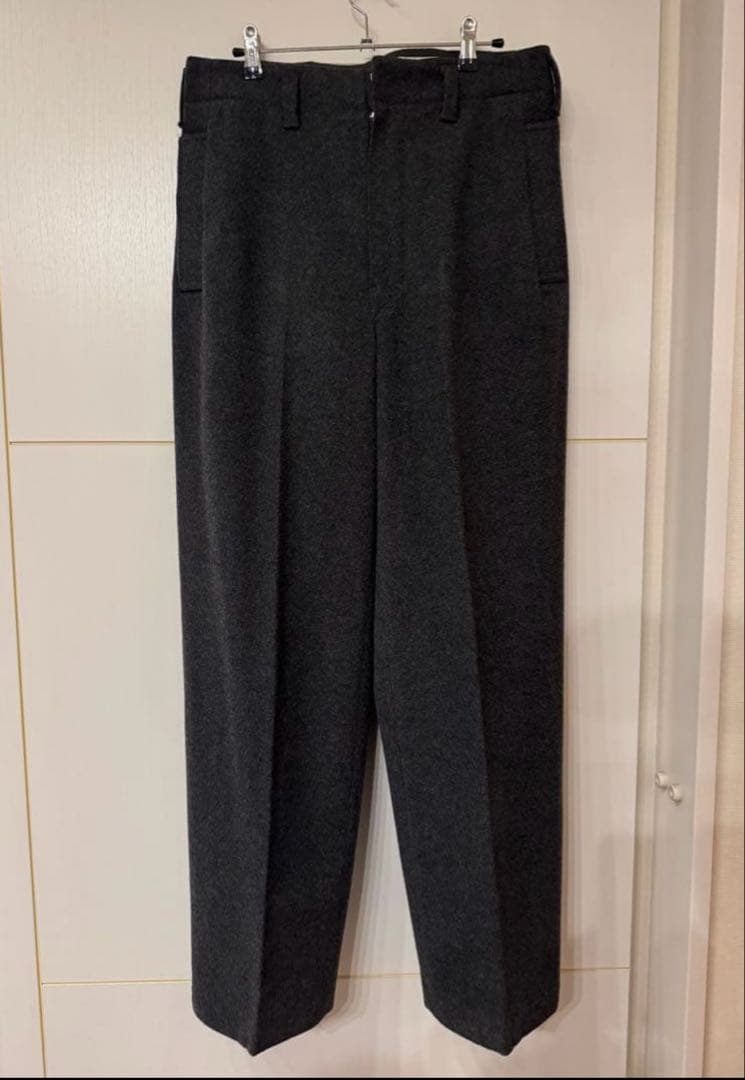 【美品】ルメール　LEMAIRE　ウール　スラックス　グレー