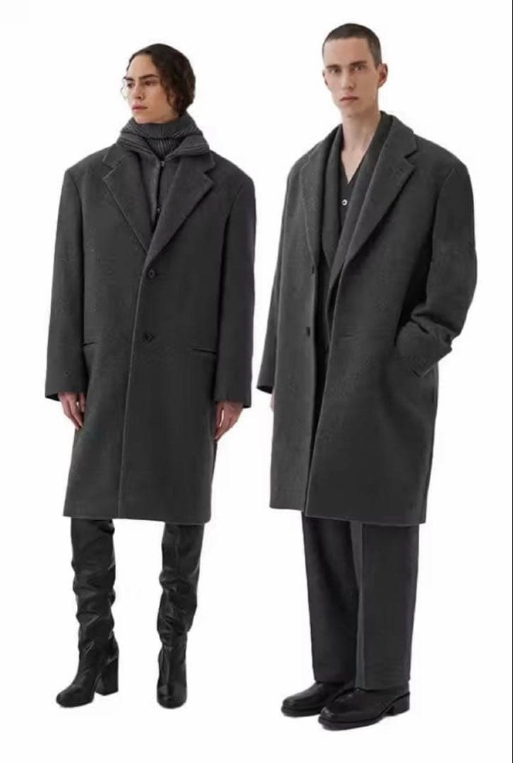 【美品】ルメール　LEMAIRE　ウール　スラックス　グレー