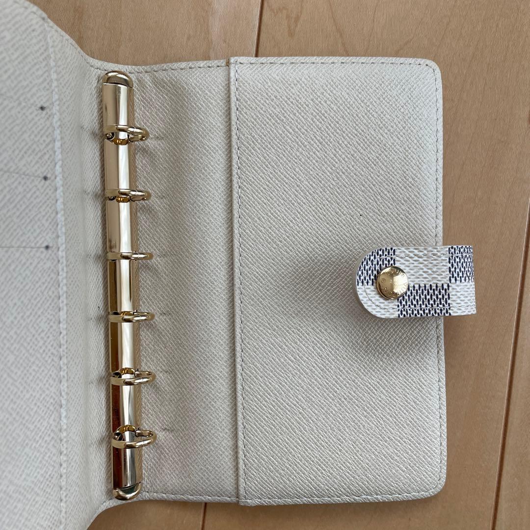 【ルイヴィトン】アジェンダPM ダミエアズール　手帳カバー