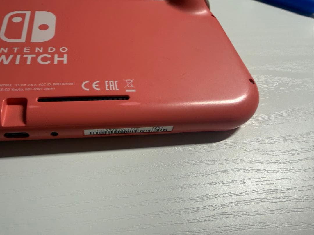 sdカード付き Nintendo Switch Lite コーラル ピンク 本体