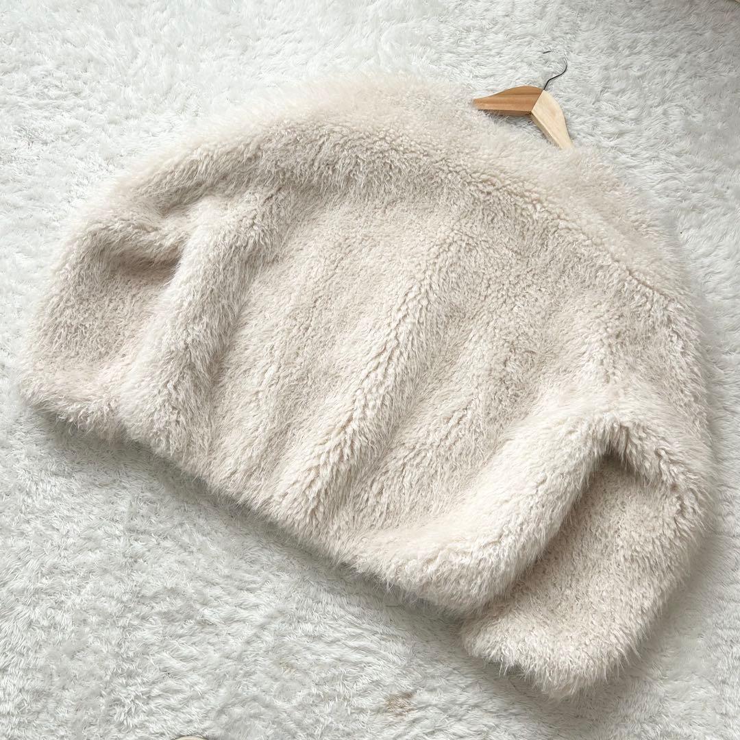 near.nippon ファー　ブルゾン　637-2425 ホワイト　白