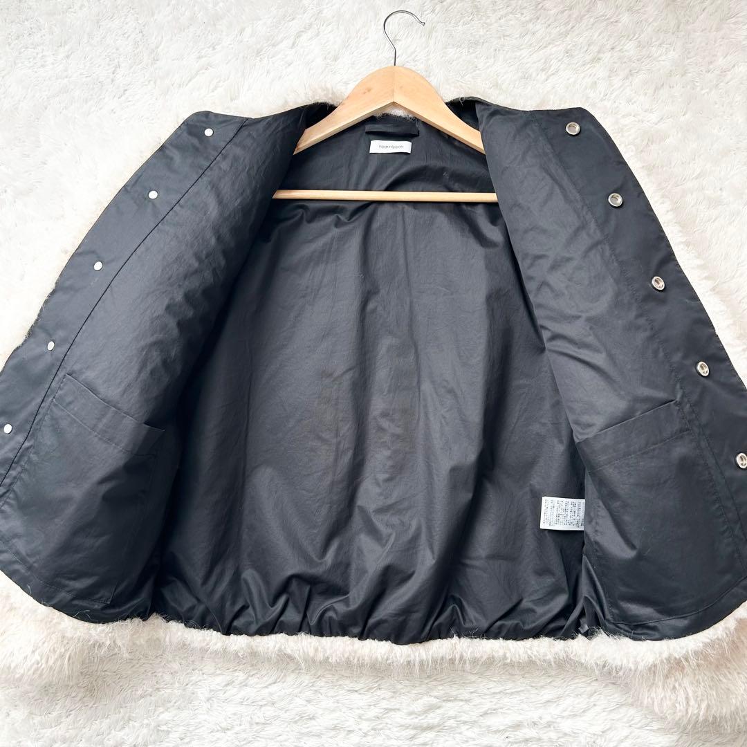 near.nippon ファー　ブルゾン　637-2425 ホワイト　白