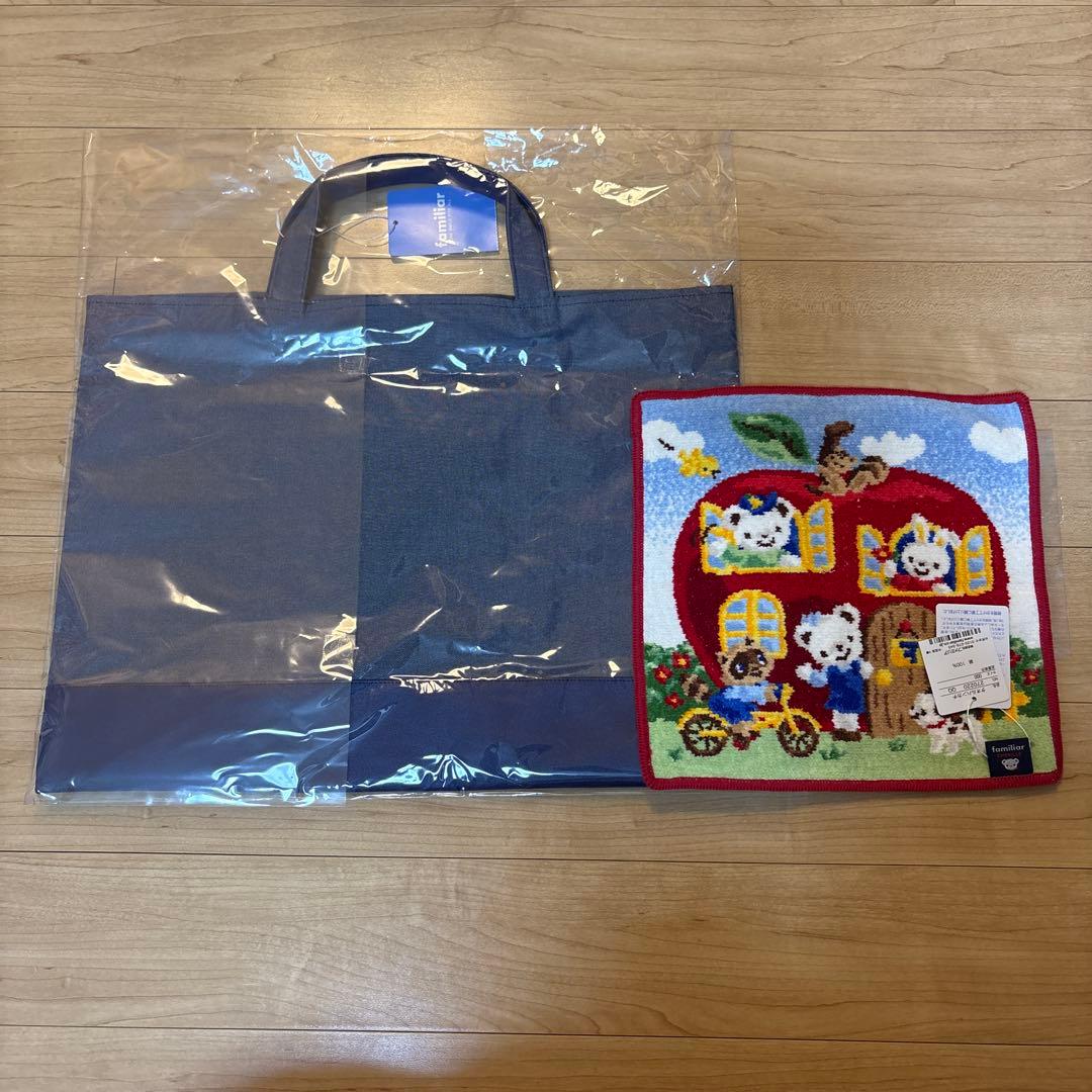 familiarファミリア デニムバッグ 新品未使用タグ付き おまけ付き