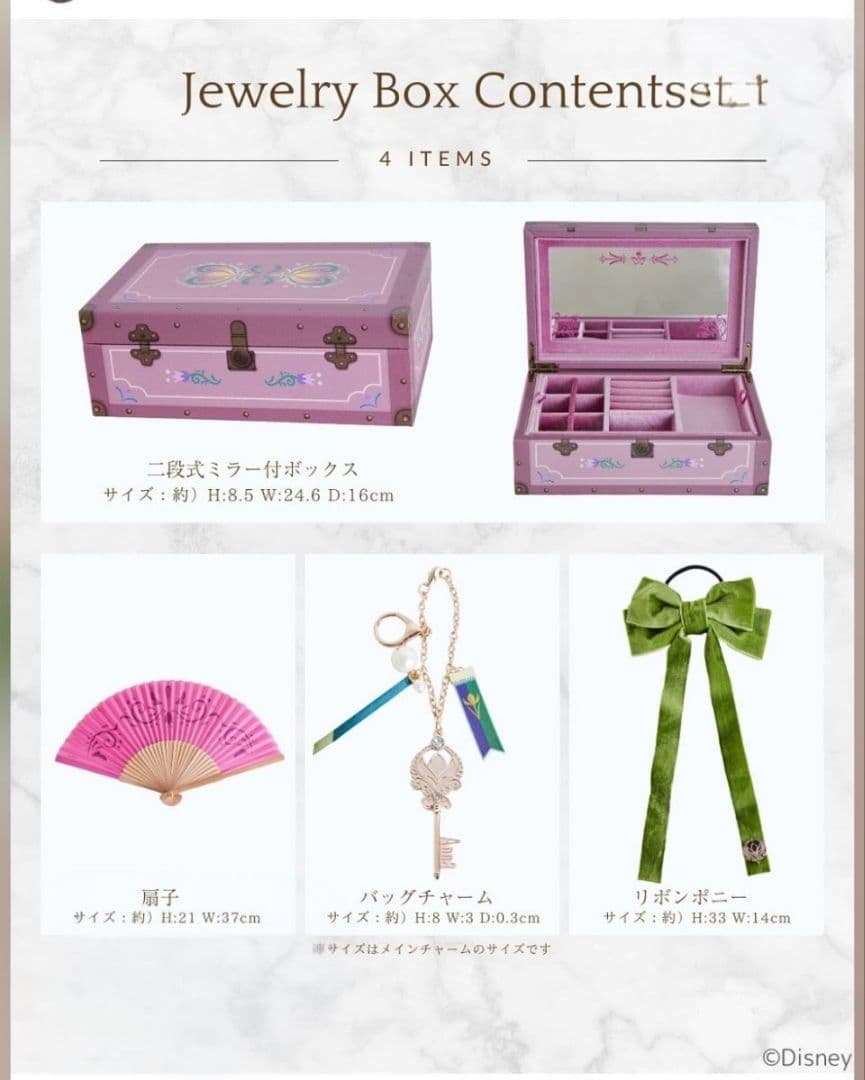 しまむら ちはる ハッピーバッグ キャリーケース＆ジュエリーBOXセット アナ