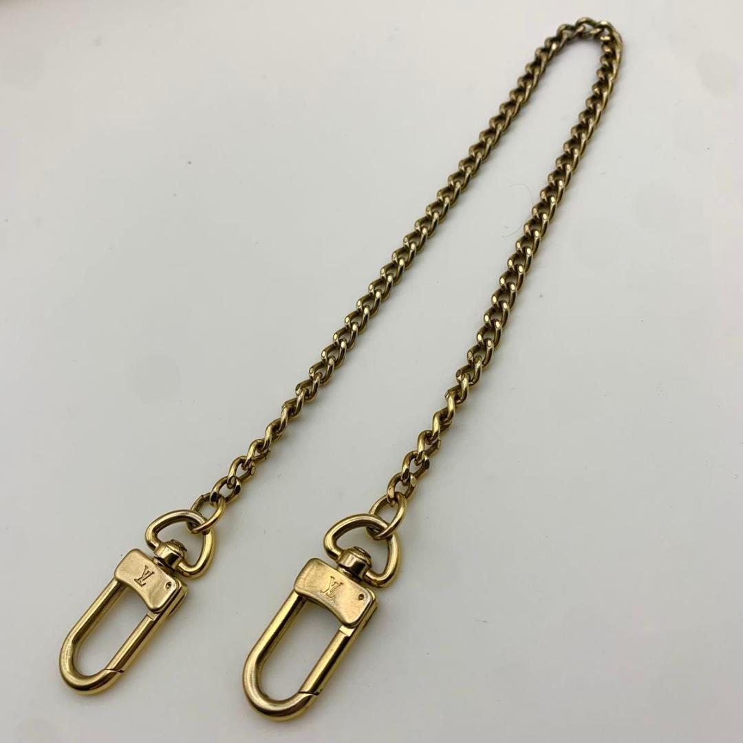 鑑定済み ルイヴィトン ウォレットチェーン ゴールド 金 アクセサリー 財布