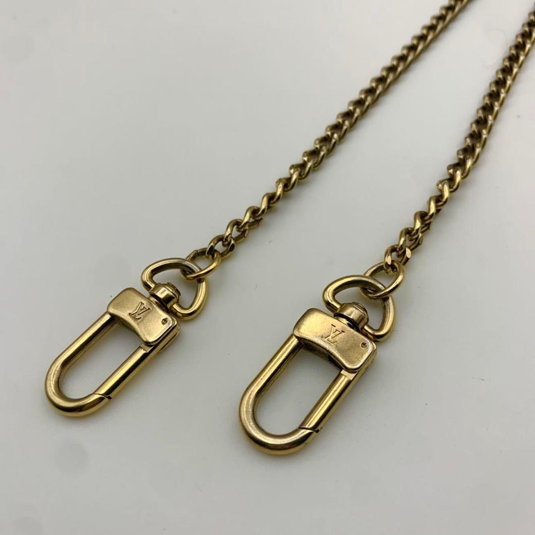 鑑定済み ルイヴィトン ウォレットチェーン ゴールド 金 アクセサリー 財布