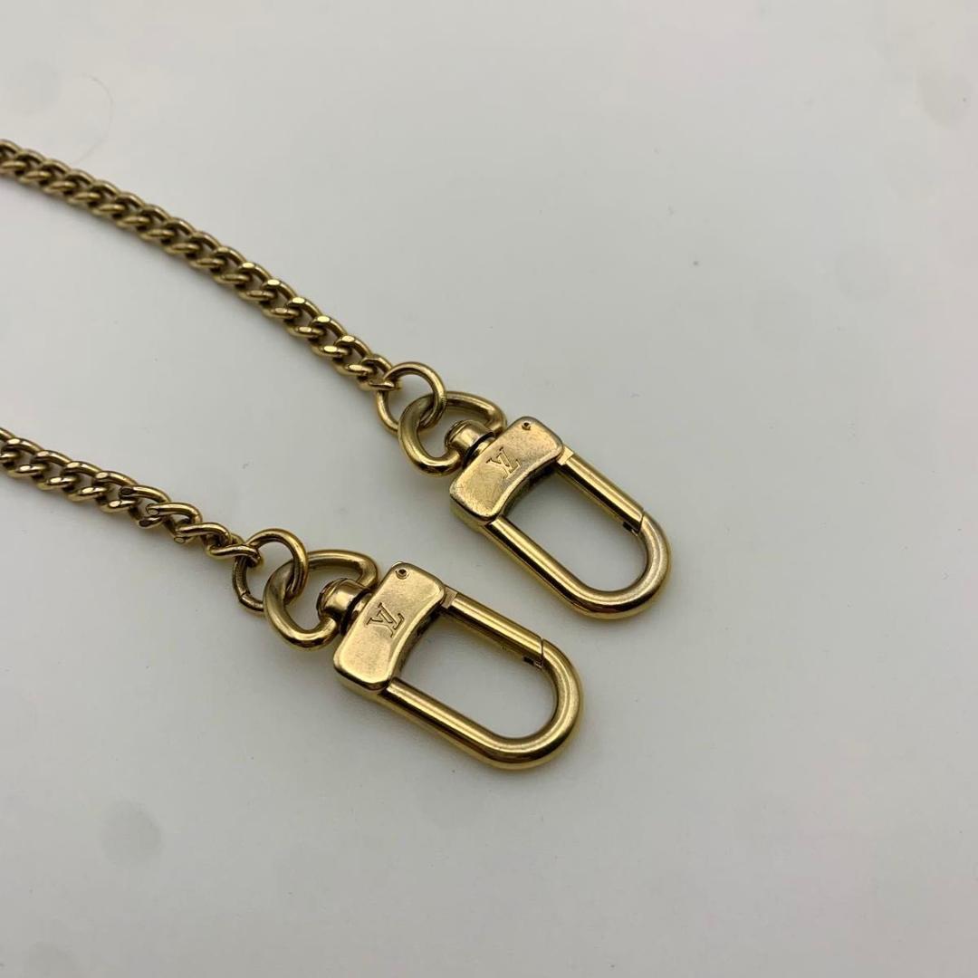 鑑定済み ルイヴィトン ウォレットチェーン ゴールド 金 アクセサリー 財布