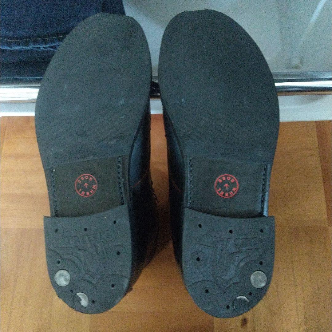 WEELROBEキャップトゥレ―スアップブ―ツ(BLACK)サイズ:約24.5㎝