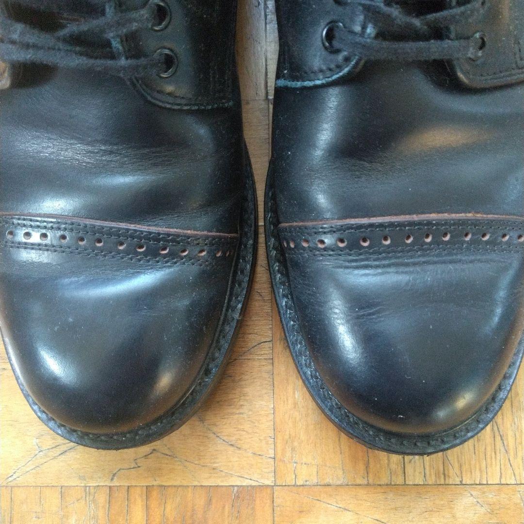 WEELROBEキャップトゥレ―スアップブ―ツ(BLACK)サイズ:約24.5㎝