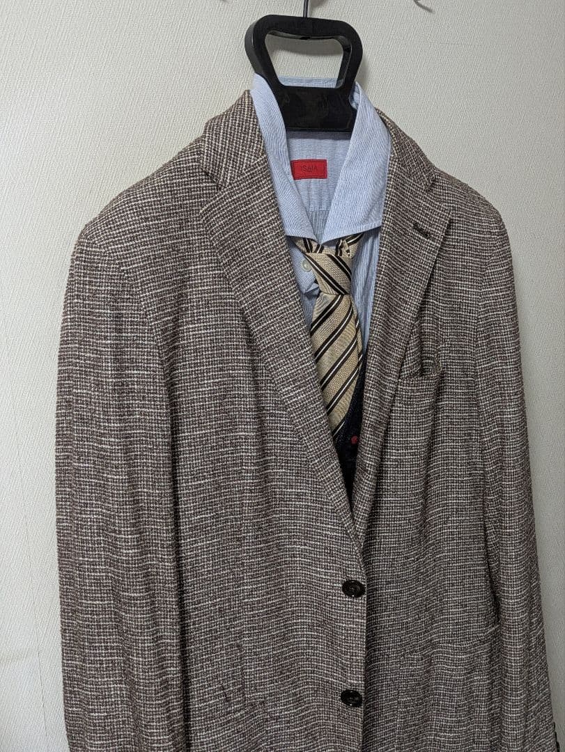 ★タリアトーレ モンテカルロ メンズテーラードジャケット 46 ブラウン