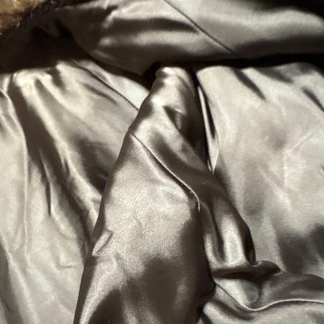 SAGA MINK ブラウン ミンクロングコート中古品