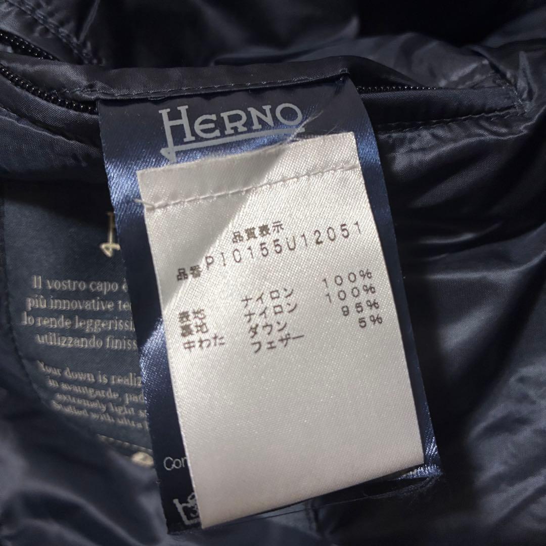 HERNO ヘルノ ダウンベスト ネイビー 48