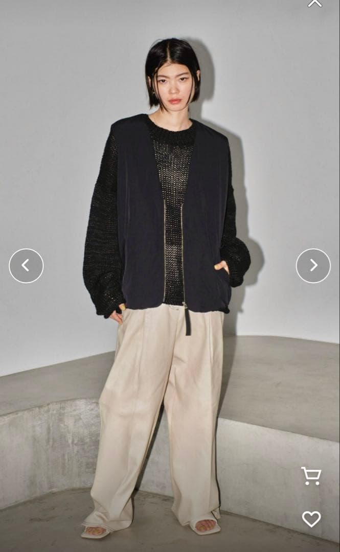 TODAYFUL Vneck Nylon Vest vネックナイロンベスト