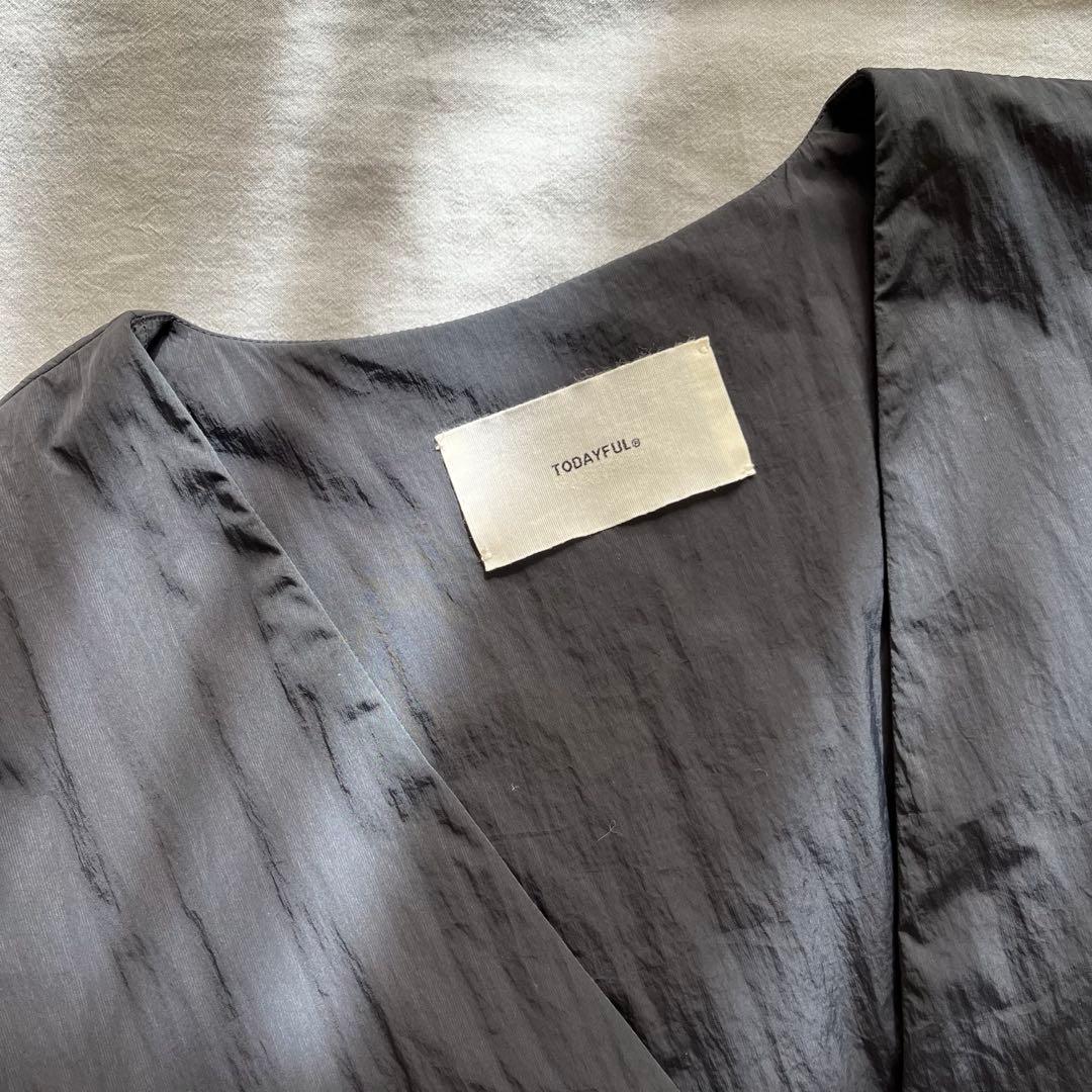 TODAYFUL Vneck Nylon Vest vネックナイロンベスト