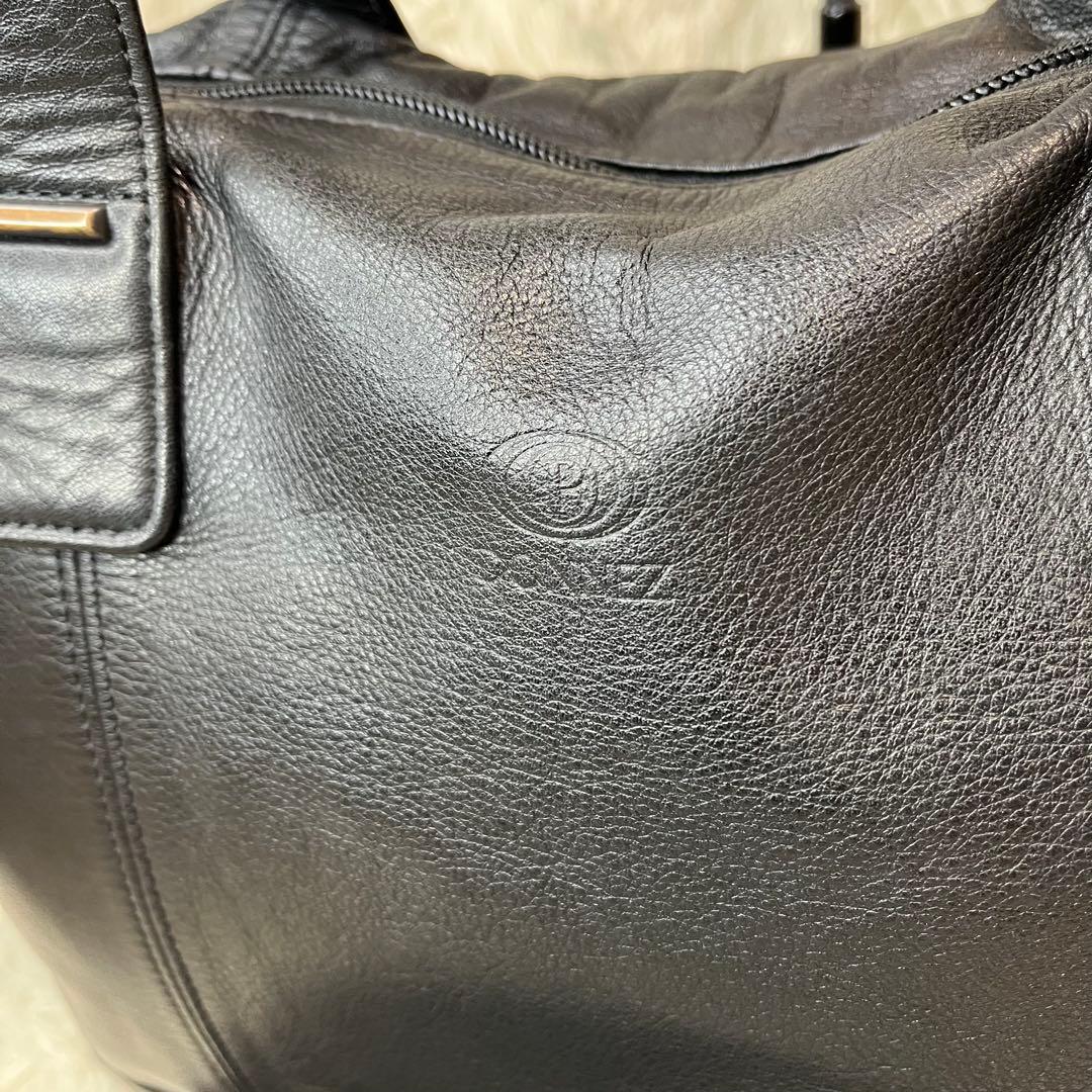 PORTER DONNEZ ボストンバッグ オールレザー 本革 大容量 ブラック