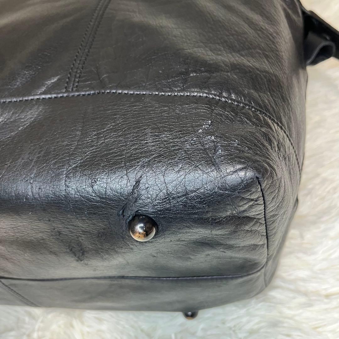 PORTER DONNEZ ボストンバッグ オールレザー 本革 大容量 ブラック