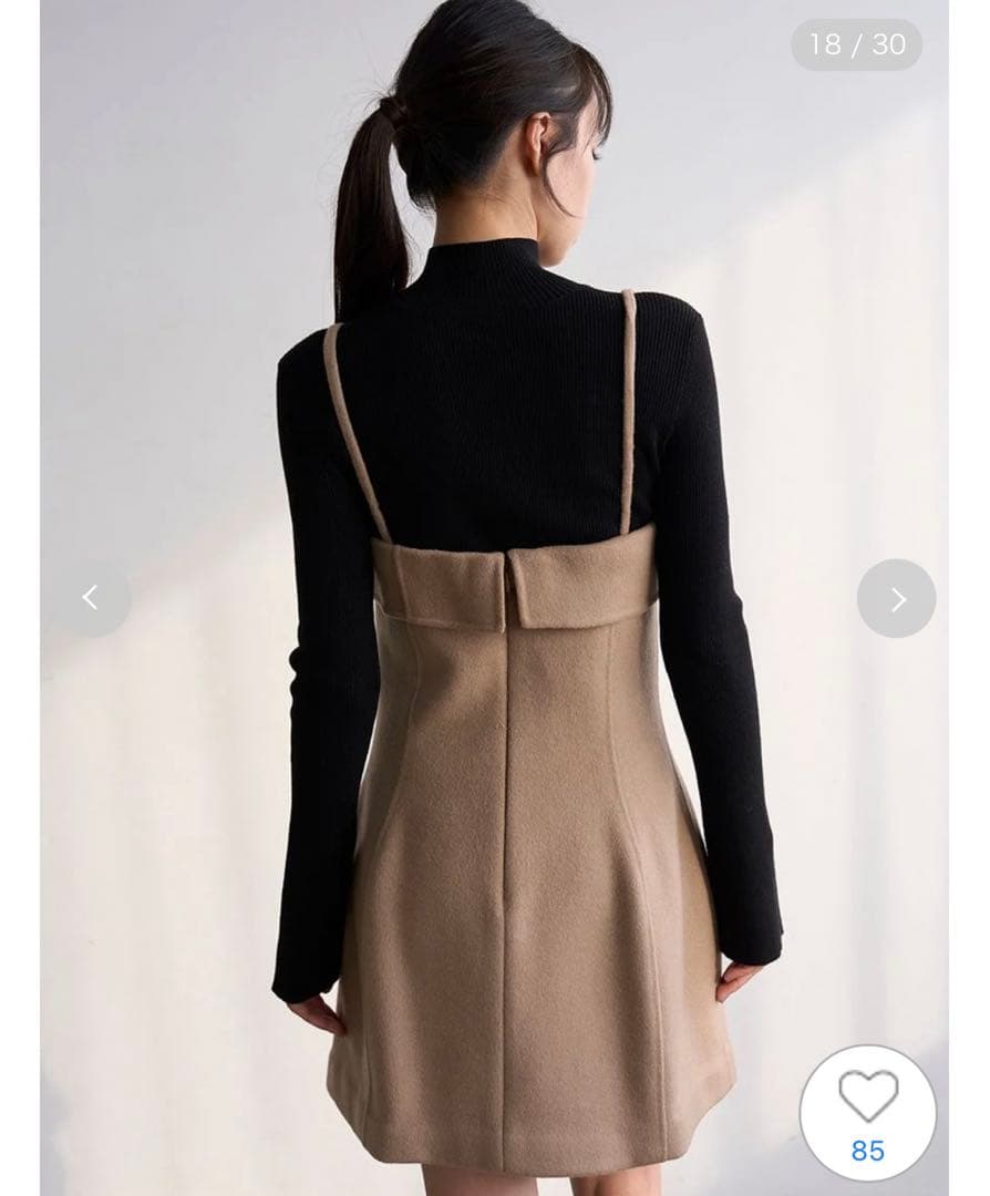 SNIDEL ベアミニワンピース CML 0