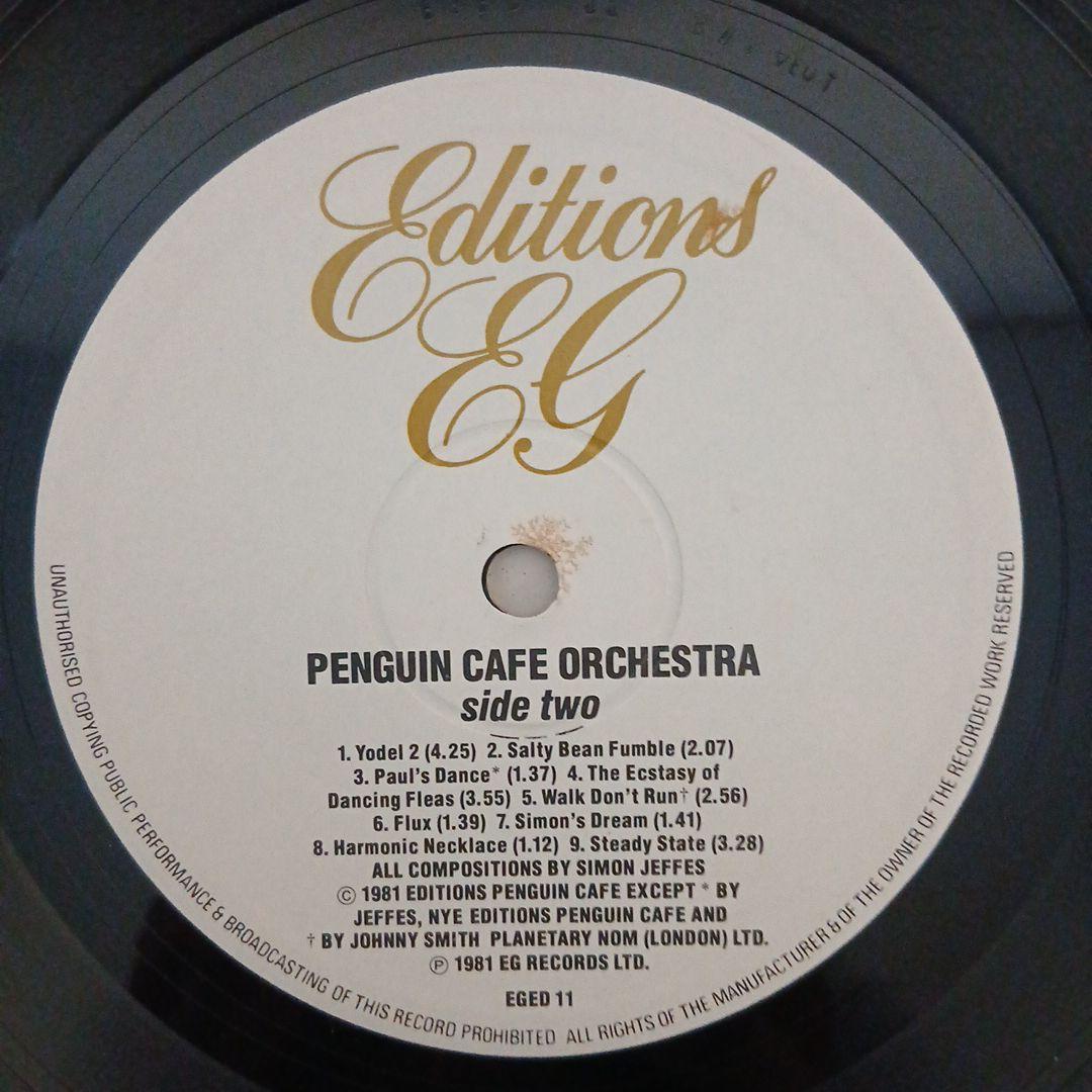 ドイツ盤　PENGUIN CAFE ORCHESTRA LP