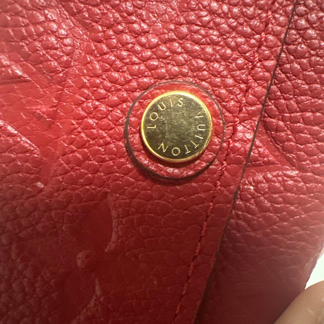 ルイヴィトン　LOUIS VUITTON 赤　キーケース　６連　箱付き　レッド