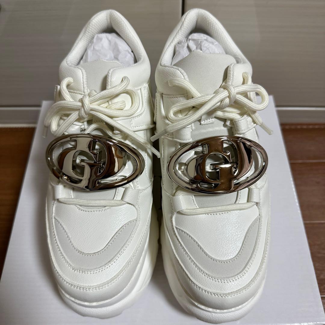 新品未使用★GYDA★GD thick soledスニーカー★ダッドソール★白M