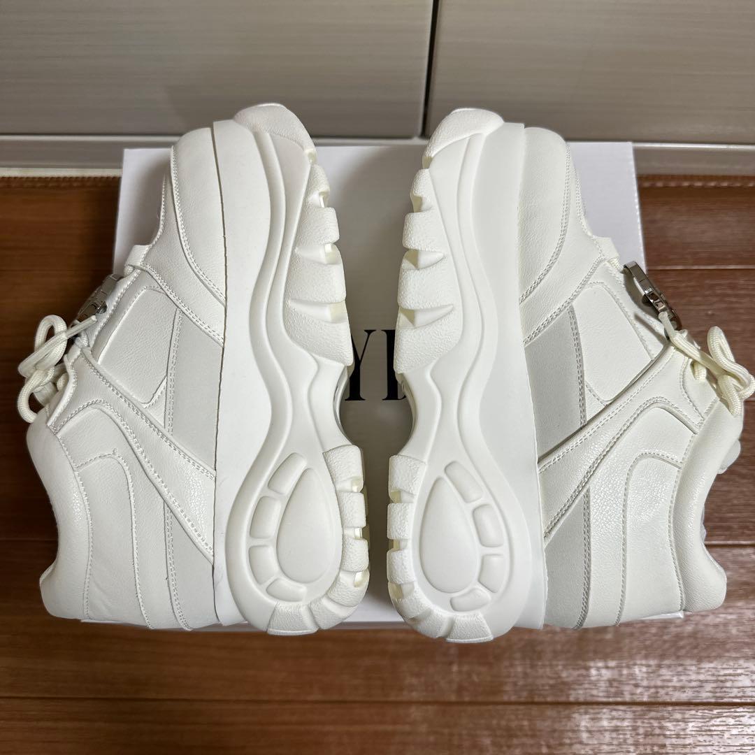 新品未使用★GYDA★GD thick soledスニーカー★ダッドソール★白M