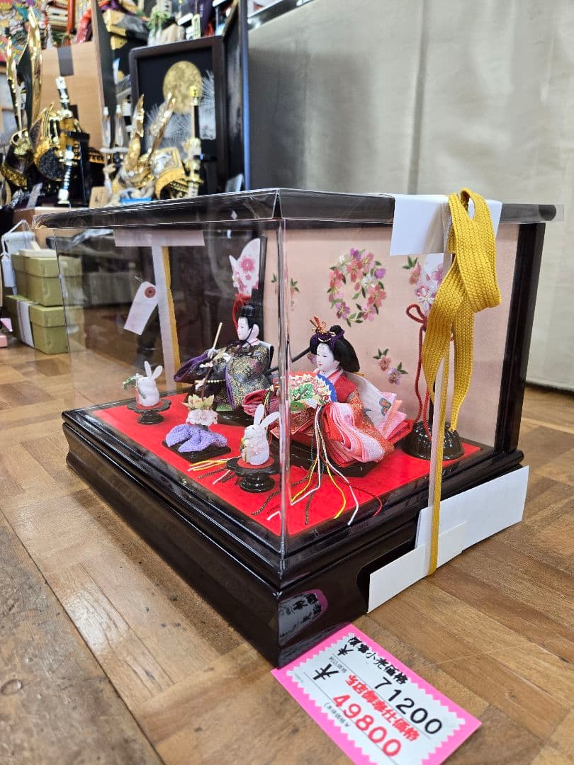 【展示品限り】雛人形　ケース飾り　※閉店セール　K21