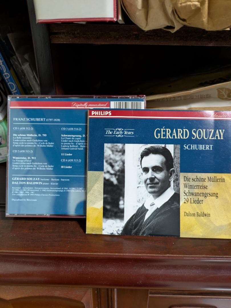 クラシック Gerard Souzay Schubert Lieder