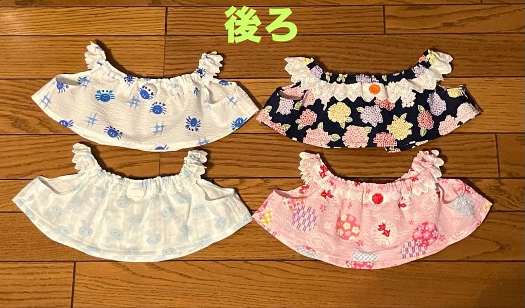 ラボ服⭐︎らぼ服 おもちゃのブロック柄ワンピ＆楽ちんゆったりワンピ4着
