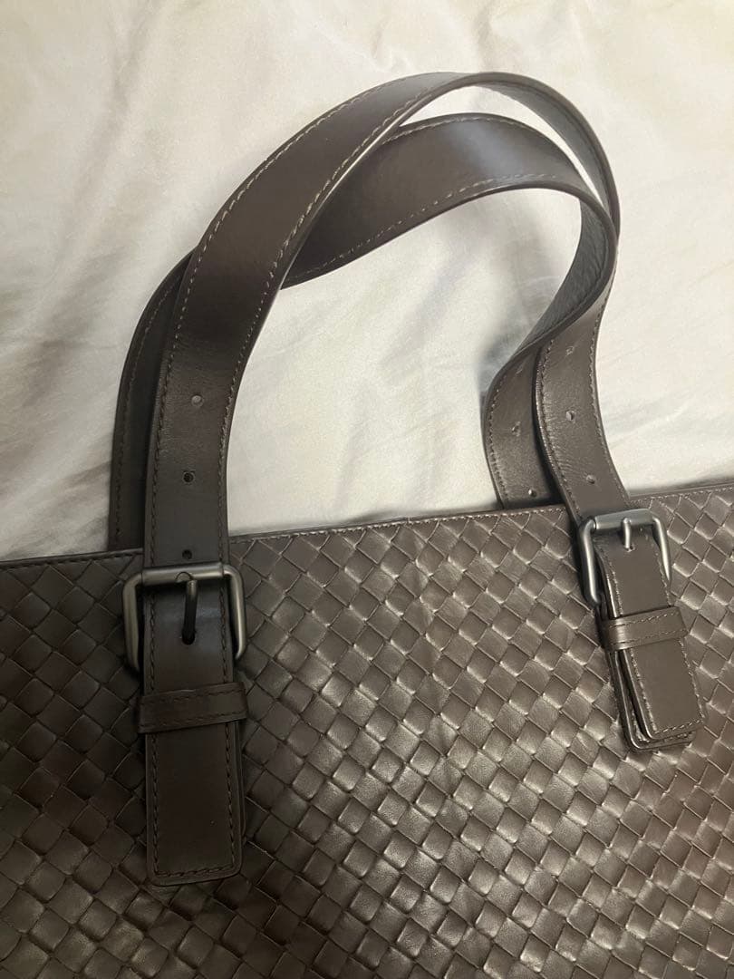 BOTTEGA VENETA レザー トートバッグ ダークブラウン　未使用品