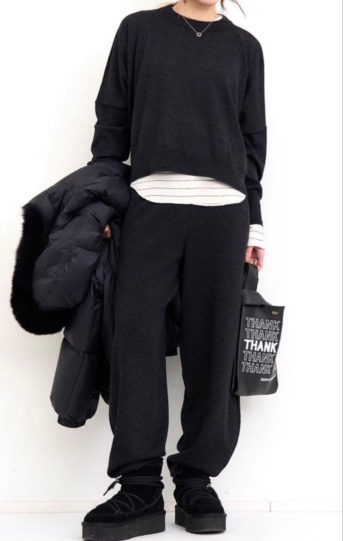 アパルトモン リブカットソー ホワイト