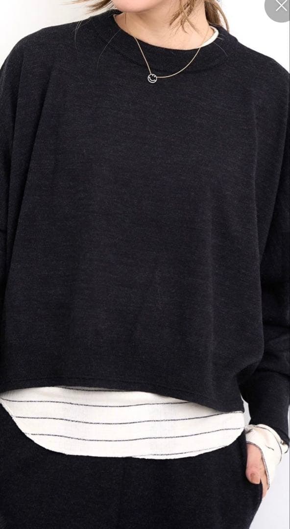 アパルトモン リブカットソー ホワイト