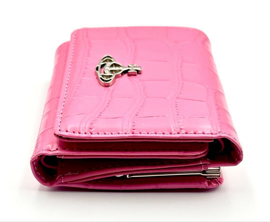 【新品✦希少カラー】Vivienne Westwood 三つ折り財布 ピンク