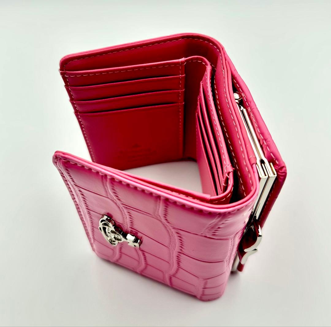 【新品✦希少カラー】Vivienne Westwood 三つ折り財布 ピンク
