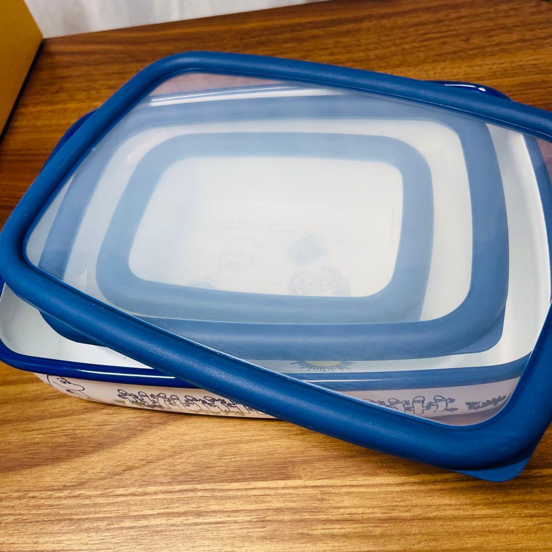 未使用　廃盤品　ムーミン×富士ホーロー 保存容器3点セット